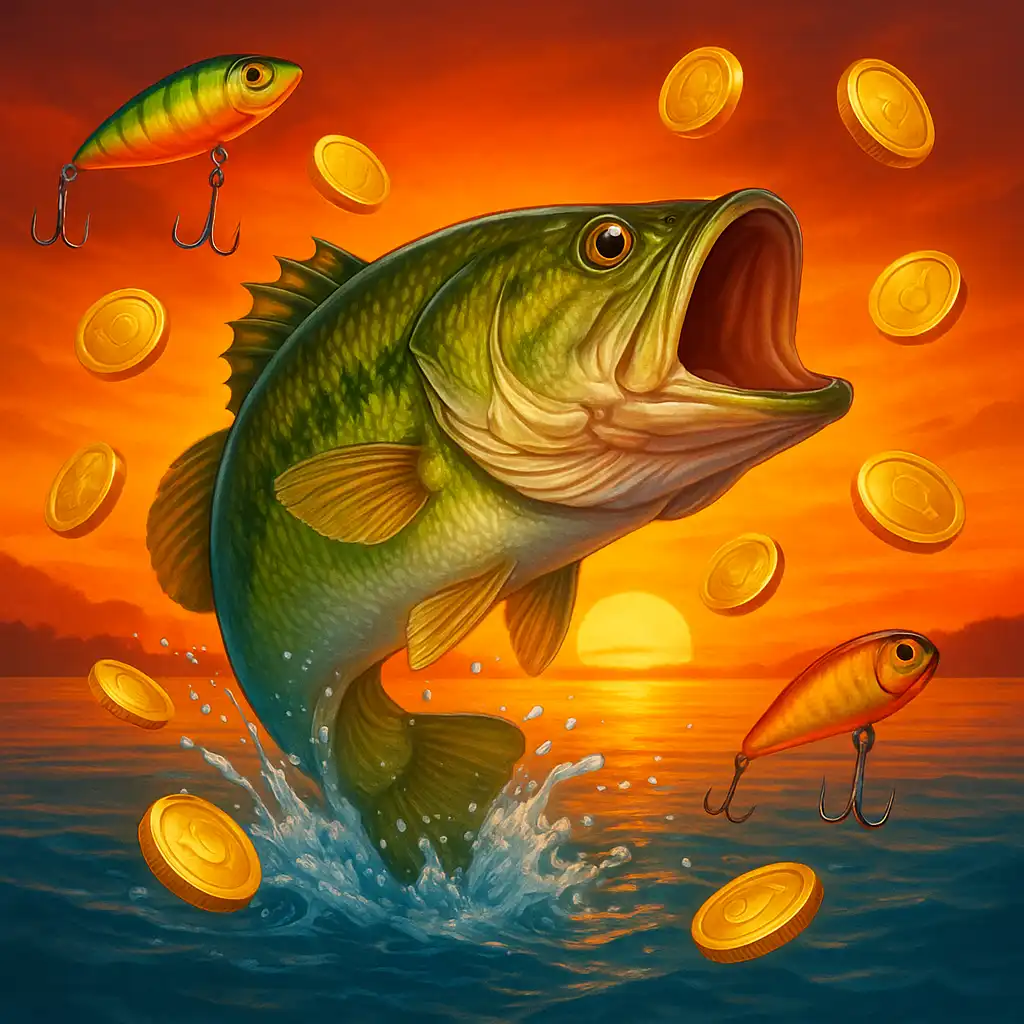 Visuel du jeu de machine à sous pour Big Bass Bonanza
