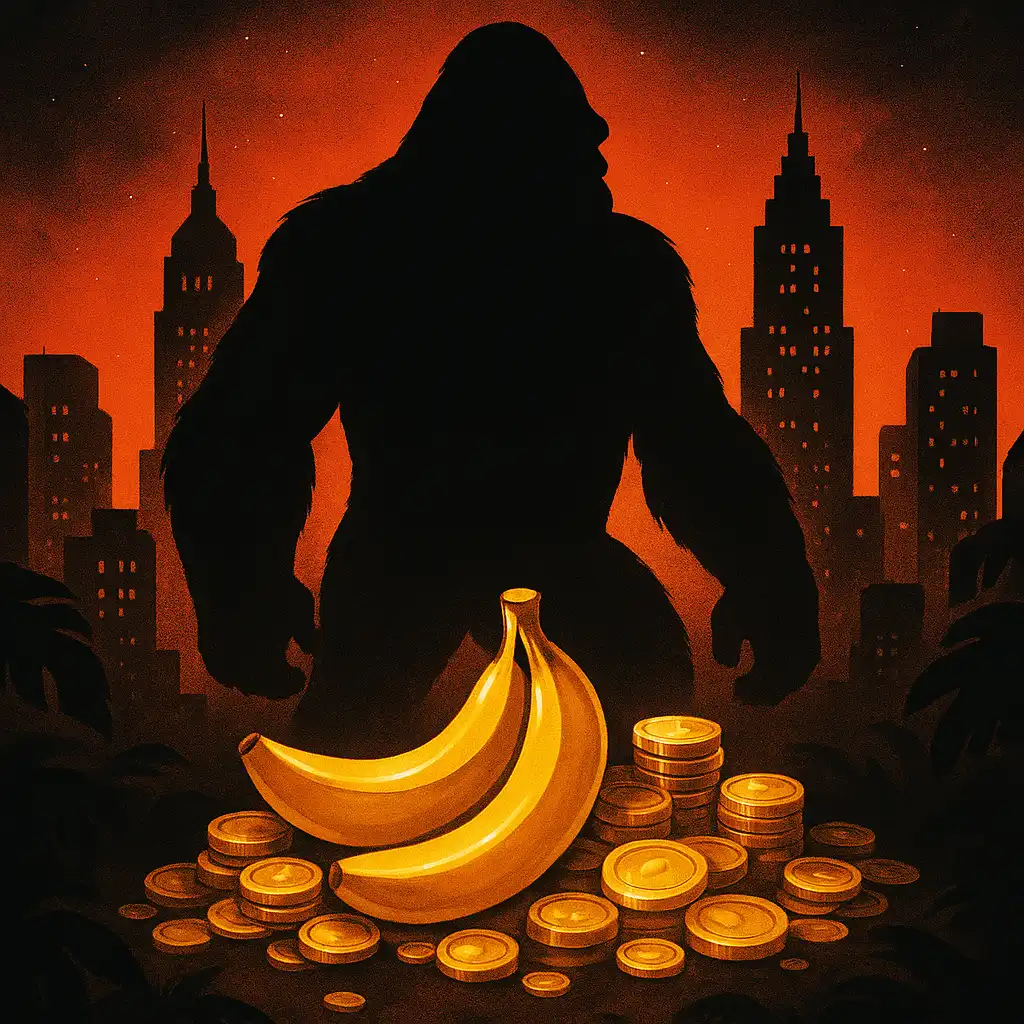 Visuel du jeu de machine à sous pour King Kong Cash Even Bigger Bananas 4