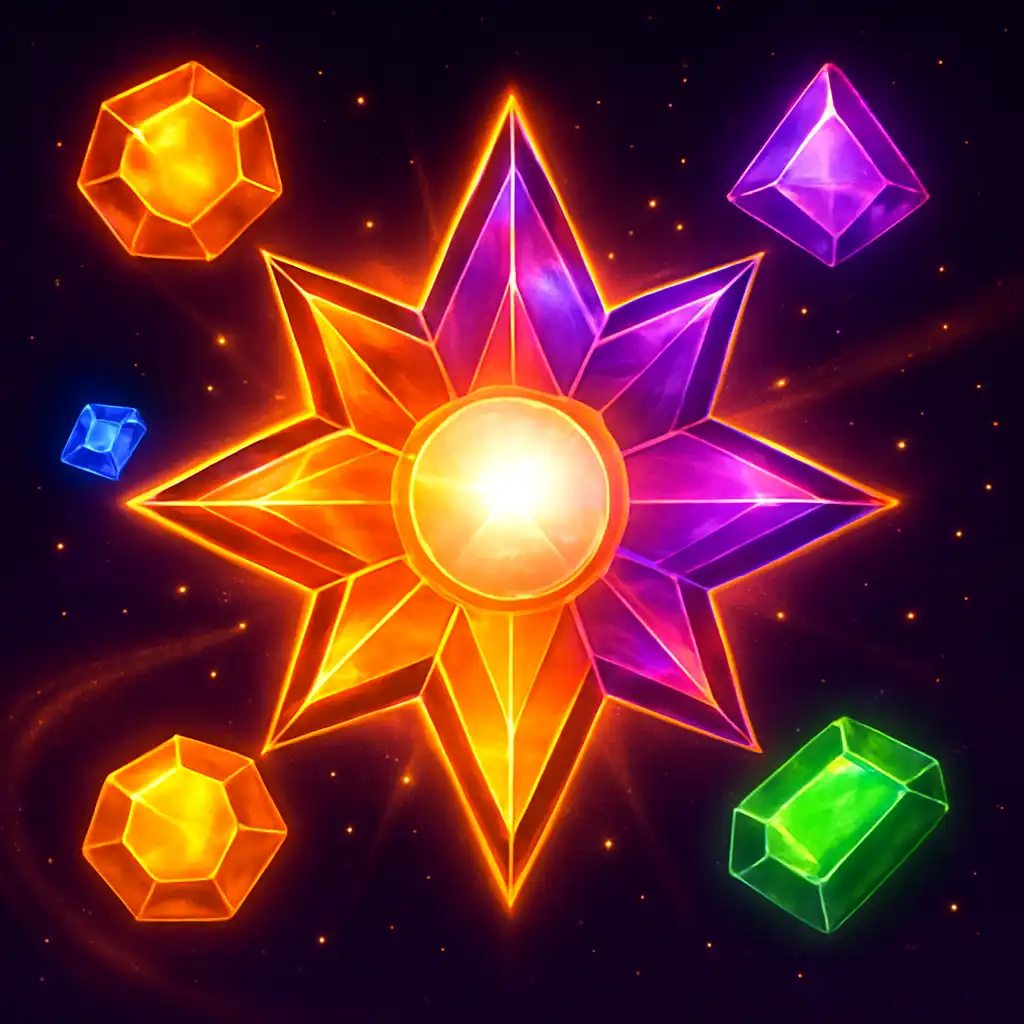 Visuel du jeu de machine à sous pour Starburst